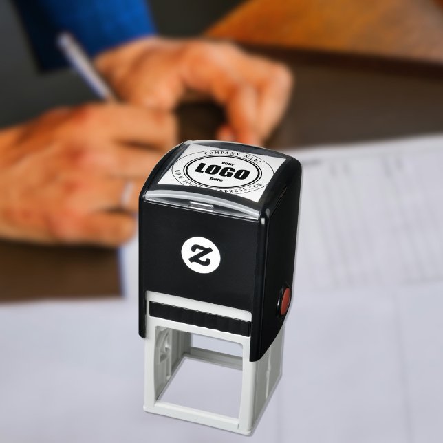 Custom LOGO Circular Self Inking Rubber Stamp (Custom LOGO Circular Self Inking Rubber Stamp)
