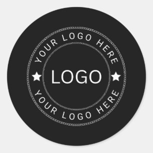 Custom Logo Classic Round Sticker