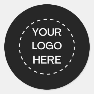 Custom Logo Classic Round Sticker