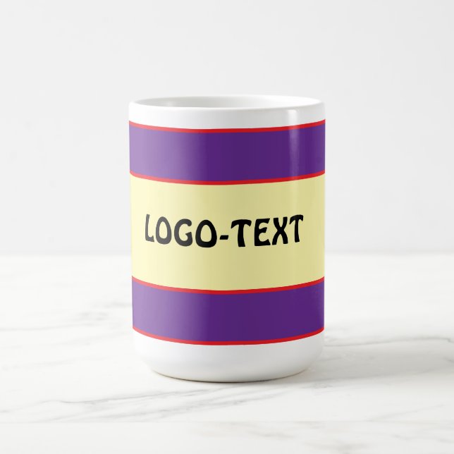 Custom Logo Colour Blend Coffee Mug (Center)