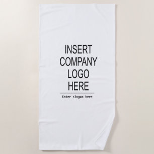 Custom logo company promotional marketing beach towel