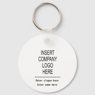 Custom logo company promotional marketing keychain