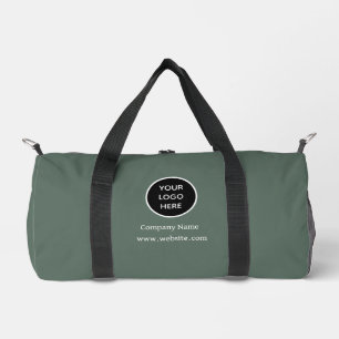 Custom Logo Company Sage Green Business Corporate Duffle Bag