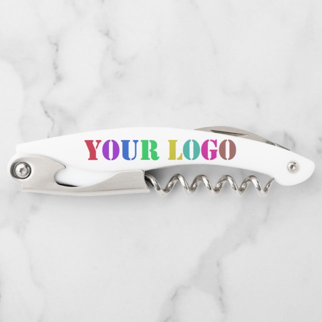 Custom Logo Corkscrew Promotional Personalized (Front)