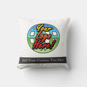 Custom Logo Corporate Gift Throw Pillow