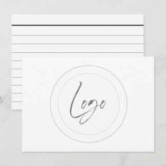 custom logo cue cards