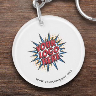 Custom Logo, Custom Text, Keychain