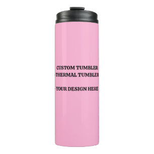 Custom Logo, Design, Monogram, Personalized Thermal Tumbler