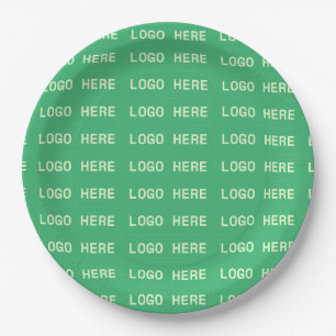Custom Logo Disposable Business Party  Paper Plate