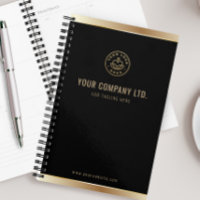 Custom Logo Elegant Black Gold