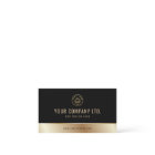 Custom Logo Elegant Black Gold QR Code