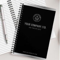 Custom Logo Elegant Black Silver