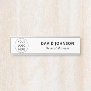 Custom Logo Employee Door Sign