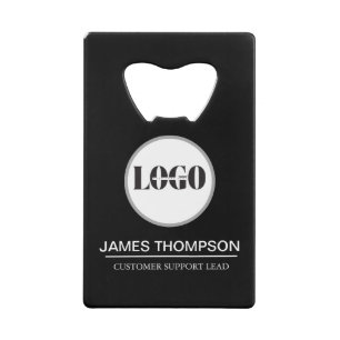 Custom Logo Employee Gear for Your Business Team Credit Card Bottle Opener