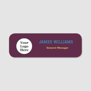 Custom Logo Employee Magnetic 2026 Name Tag