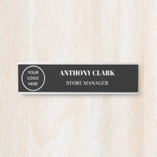 Custom Logo Employee Magnetic Company Door Sign