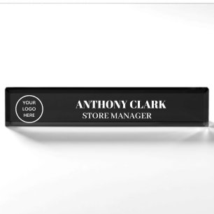 Custom Logo Employee Magnetic Company Nameplate