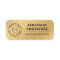 Custom Logo Employee Magnetic Faux Gold