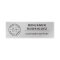 Custom Logo Employee Magnetic Faux Silver