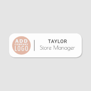 Custom Logo Employee Magnetic ID Name Tag
