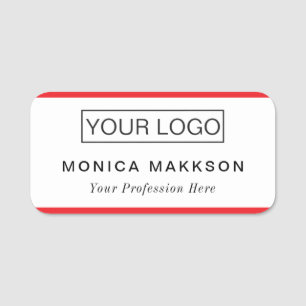 Custom Logo Employee Magnetic Name Tag