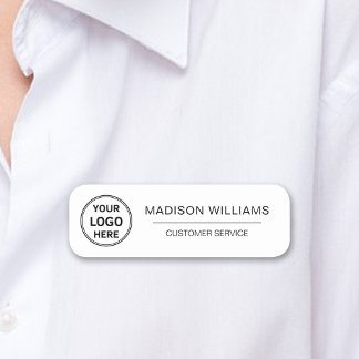 Custom Logo Employee Magnetic Name Tag