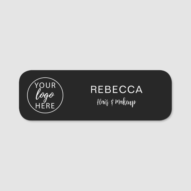 Custom Logo Employee Magnetic Name Tag (Front)