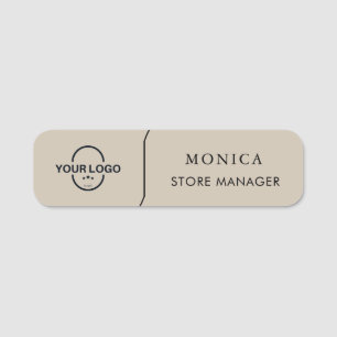  Custom Logo Employee Magnetic Safety Name Tag