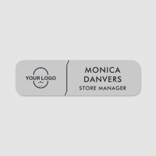  Custom Logo Employee Magnetic Safety Name Tag