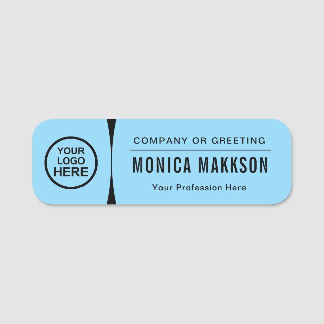 Custom Logo Employee  Name Tag (Front)