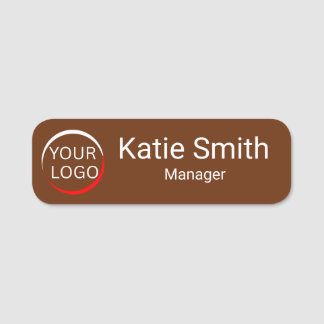 Custom Logo Employee Personalized Business  Name Tag