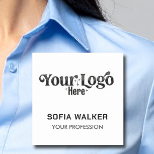 Custom Logo Employee Staff Magnetic or Pin Name Tag