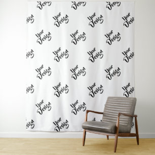 Custom Logo Event Backdrop Step and Repeat Tapestr Tapestry