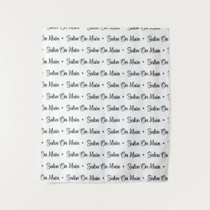 Custom Logo Event Backdrop Step and Repeat Tapestry