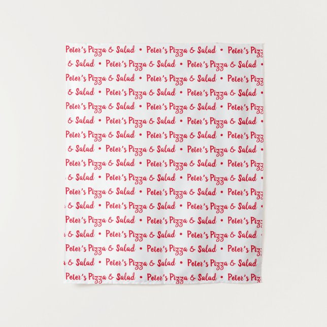 Custom Logo Event Backdrop Step and Repeat Tapestry (Front)