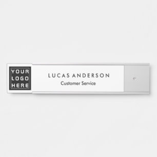 Custom Logo Executive Black Professional Door Sign