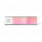 Custom Logo Executive Orange Pink Professional