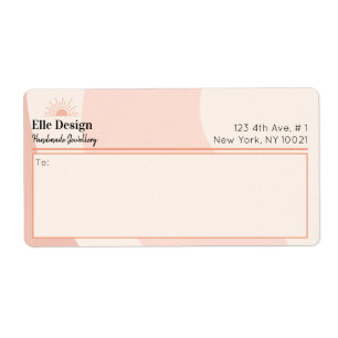 Custom Logo Feminine Blush Pink Professional