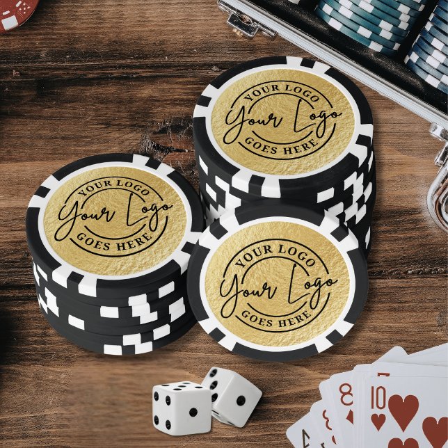 Custom Logo Gold Poker Chips (Custom Logo Gold Poker Chips )