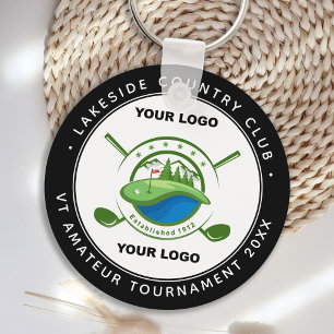 Custom Logo Golf Club Swag Memorial Tournament Keychain