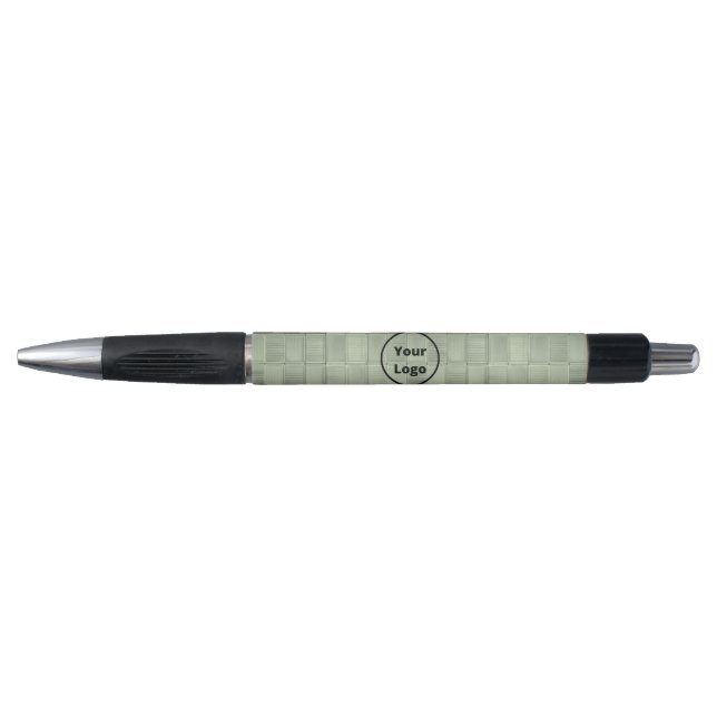 Custom logo green glass tile pattern pen (Front)