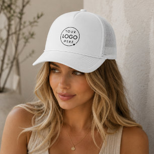 Custom Logo Hat Business Team Mesh Trucker Caps