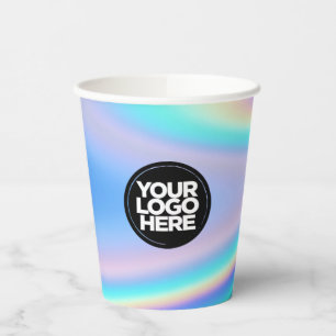Custom Logo Holographic Crafts Party Paper Cups