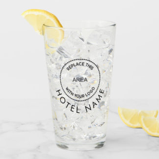 Custom Logo Hotel Name Any Colour Text Glass