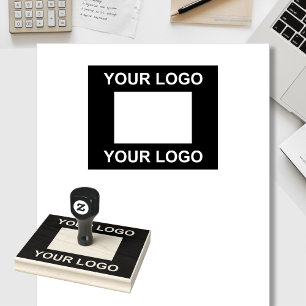 Custom Logo Image Large Rubber Stamp