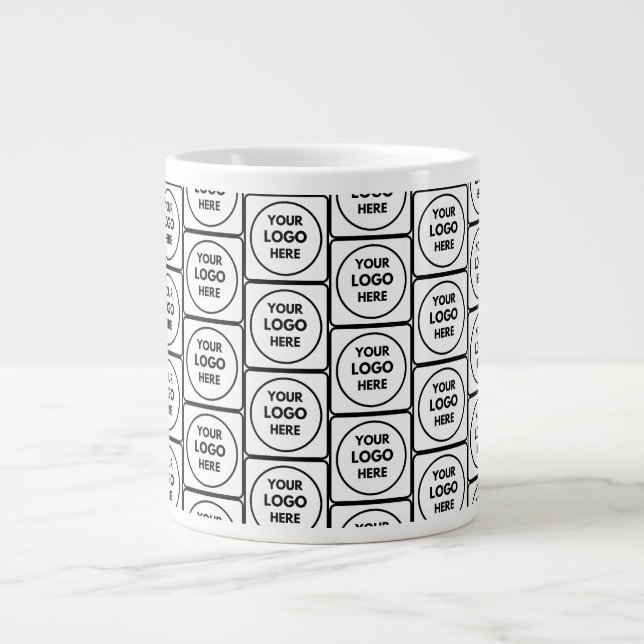 Custom Logo Image Pattern Repeating Design mug (Front)