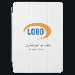 Custom Logo iPad Air Cover<br><div class="desc">Custom logo design that can be personalized with your company logo,  text and website.</div>