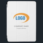 Custom Logo iPad Air Cover<br><div class="desc">Custom logo design that can be personalized with your company logo,  text and website.</div>