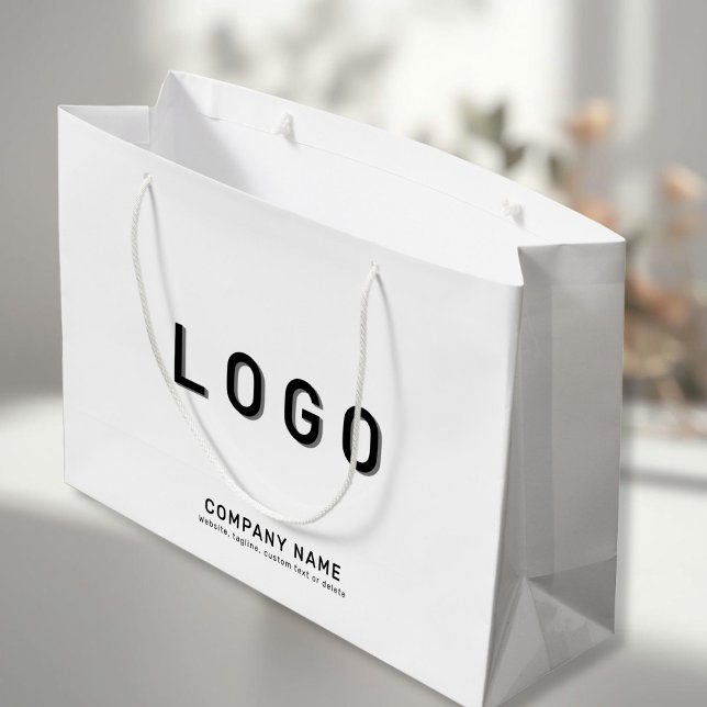 Custom Logo  Large Gift Bag (Custom Logo Large Gift Bag)