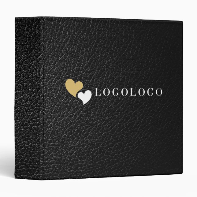 Custom Logo Leather Simulation Binder (Front/Spine)